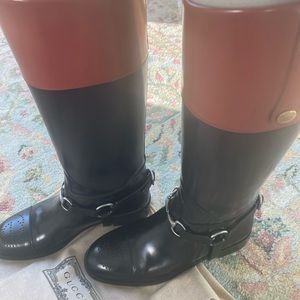 Gucci riding boots. Like new. Worn once.